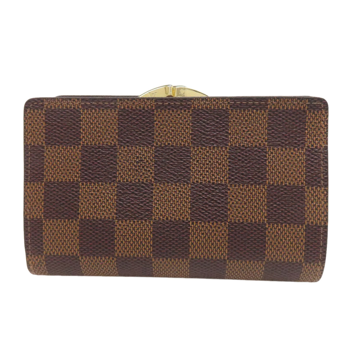 LOUIS VUITTON N61674 Portefeiulle ã» Vienova Bifold Wallet with Coin Pocket Damier canvas Ladies [Used]