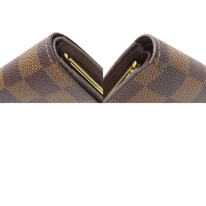 LOUIS VUITTON N61674 Portefeiulle ã» Vienova Bifold Wallet with Coin Pocket Damier canvas Ladies [Used]