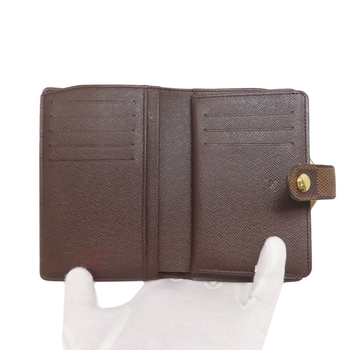 LOUIS VUITTON N61674 Portefeiulle ã» Vienova Bifold Wallet with Coin Pocket Damier canvas Ladies [Used]