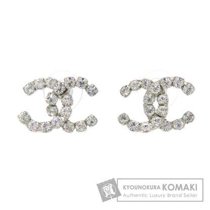 CHANEL COCO Mark rhinestone earring Metal Ladies [Used]