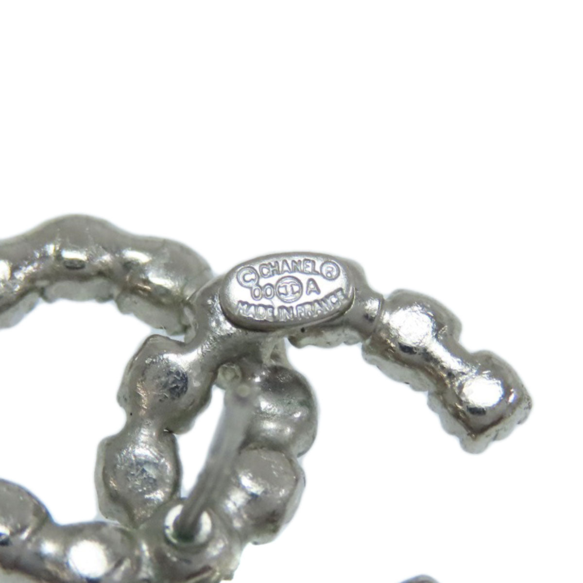 CHANEL COCO Mark rhinestone earring Metal Ladies [Used]