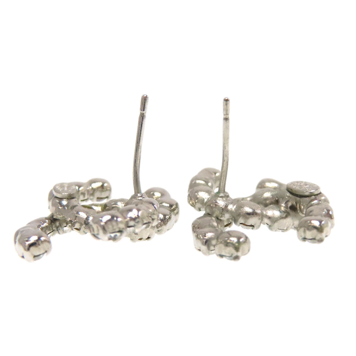 CHANEL COCO Mark rhinestone earring Metal Ladies [Used]