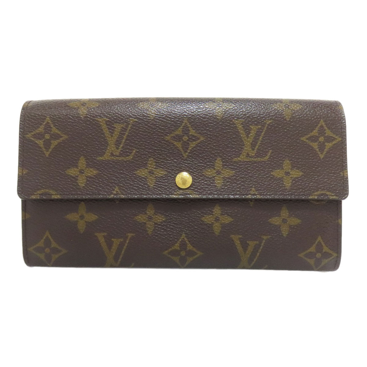 LOUIS VUITTON M61734 Portefeiulle Â· Sarah old Long wallet (with coin pocket) Monogram canvas Ladies [Used]