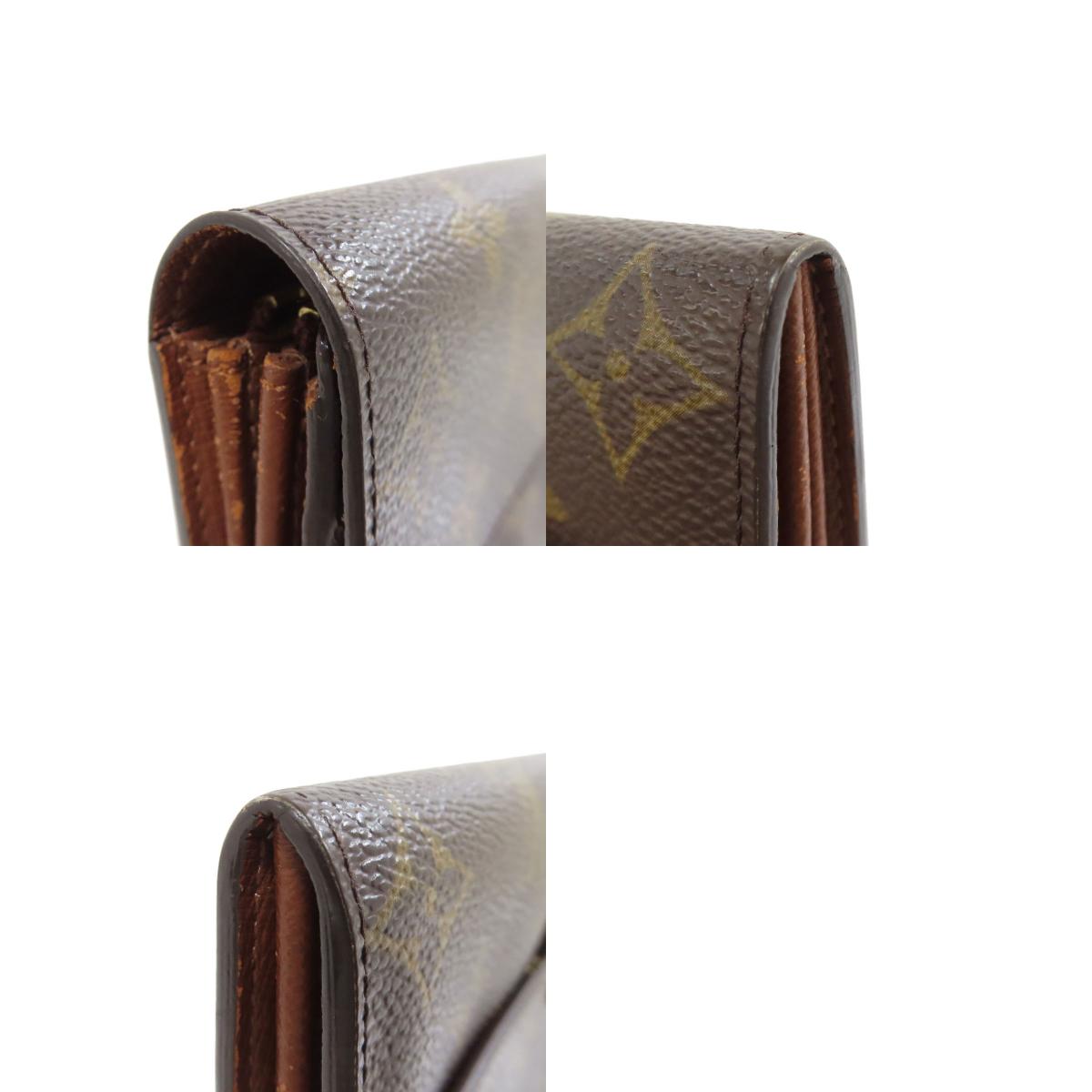 LOUIS VUITTON M61734 Portefeiulle Â· Sarah old Long wallet (with coin pocket) Monogram canvas Ladies [Used]