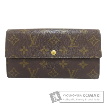LOUIS VUITTON M61734 Portefeiulle Â· Sarah old Long wallet (with coin pocket) Monogram canvas Ladies [Used]