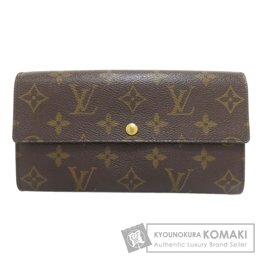 LOUIS VUITTON M61734 Portefeiulle Â· Sarah old Long wallet (with coin pocket) Monogram canvas Ladies [Used]