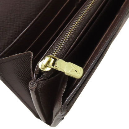 LOUIS VUITTON N63209 Portefeiulle Â· Sarah Long wallet (with coin pocket) Damier canvas Ladies [Used]