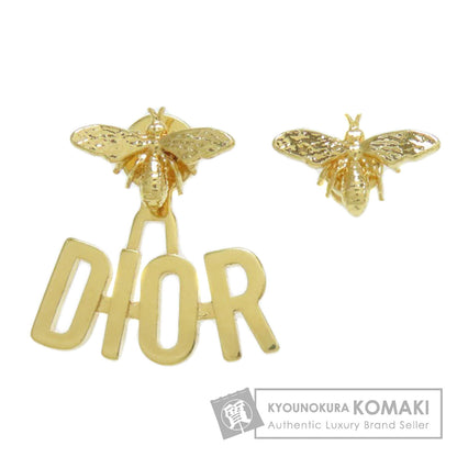 CHRISTIAN DIOR Bee motif logo earring Metal Ladies [Used]