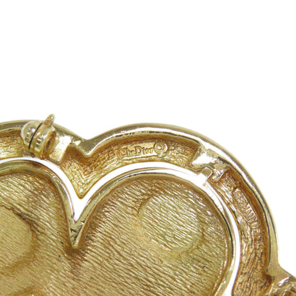 CHRISTIAN DIOR Rhinestone Brooch Metal Ladies [Used]