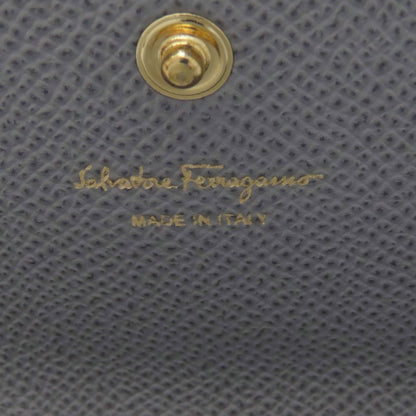 Salvatore Ferragamo Vara ribbon Long wallet (with coin pocket) Leather Ladies [Used]