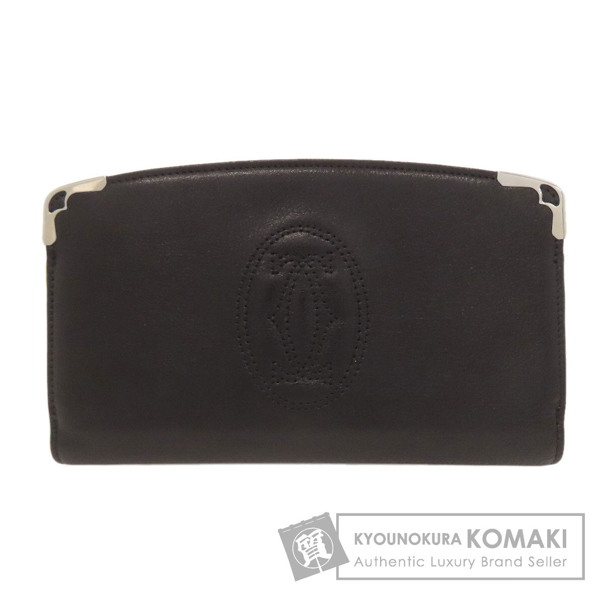 CARTIER Must Line Long wallet (with coin pocket) Leather Ladies [Used]