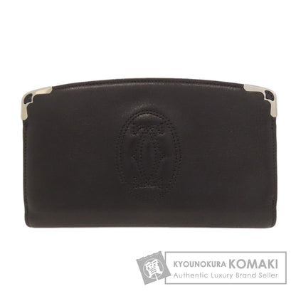 CARTIER Must Line Long wallet (with coin pocket) Leather Ladies [Used]