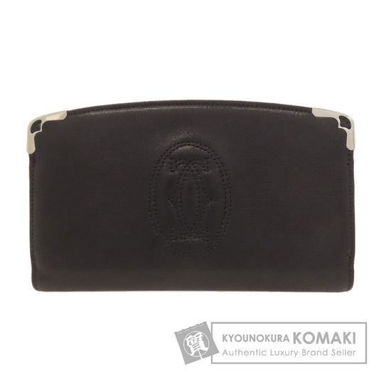 CARTIER Must Line Long wallet (with coin pocket) Leather Ladies [Used]