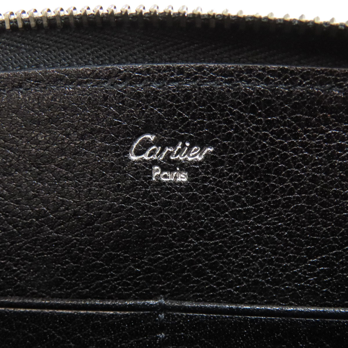 CARTIER Must Line Long wallet (with coin pocket) Leather Ladies [Used]