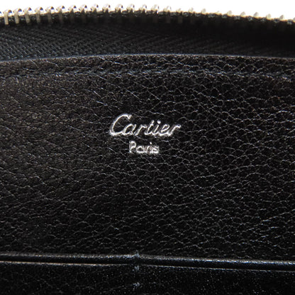 CARTIER Must Line Long wallet (with coin pocket) Leather Ladies [Used]