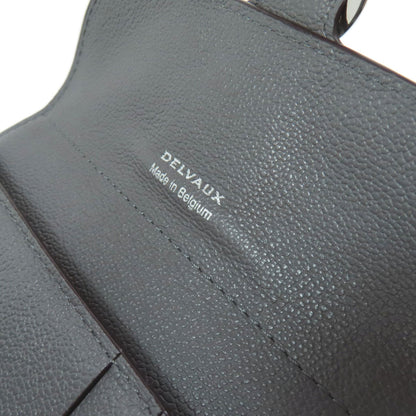 DELVAUX Brillon Compact Wallet Bifold Wallet with Coin Pocket Calf Ladies [Used]