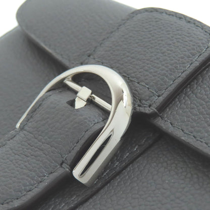 DELVAUX Brillon Compact Wallet Bifold Wallet with Coin Pocket Calf Ladies [Used]