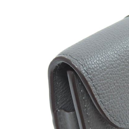 DELVAUX Brillon Compact Wallet Bifold Wallet with Coin Pocket Calf Ladies [Used]