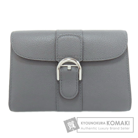 DELVAUX Brillon Compact Wallet Bifold Wallet with Coin Pocket Calf Ladies [Used]