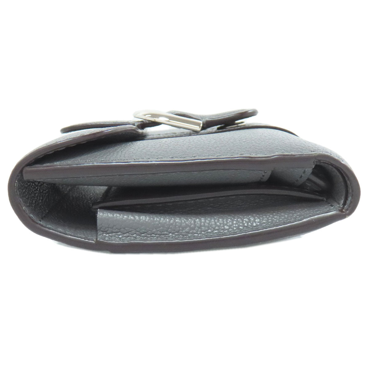 DELVAUX Brillon Compact Wallet Bifold Wallet with Coin Pocket Calf Ladies [Used]