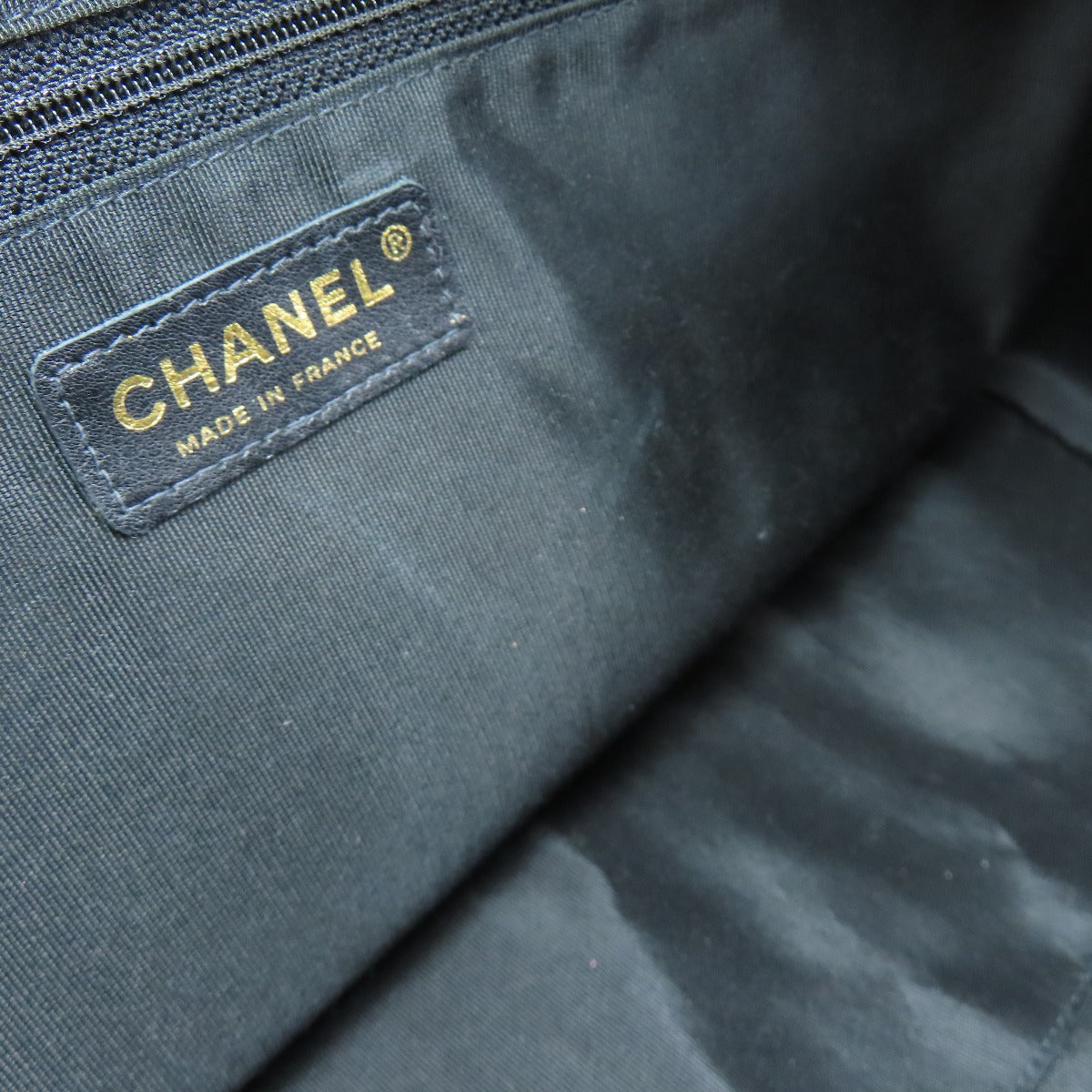 CHANEL Matelasse COCO Mark GoldHardware Boston bag Grained Calfskin Skin Ladies [Used]