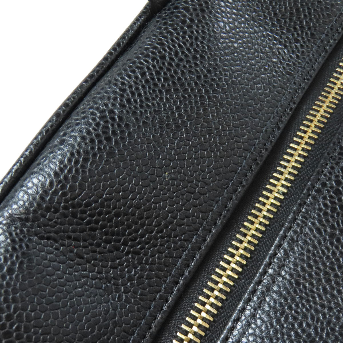 CHANEL Matelasse COCO Mark GoldHardware Boston bag Grained Calfskin Skin Ladies [Used]