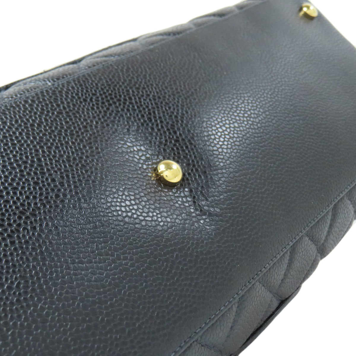 CHANEL Matelasse COCO Mark GoldHardware Boston bag Grained Calfskin Skin Ladies [Used]