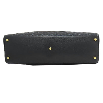 CHANEL Matelasse COCO Mark GoldHardware Boston bag Grained Calfskin Skin Ladies [Used]