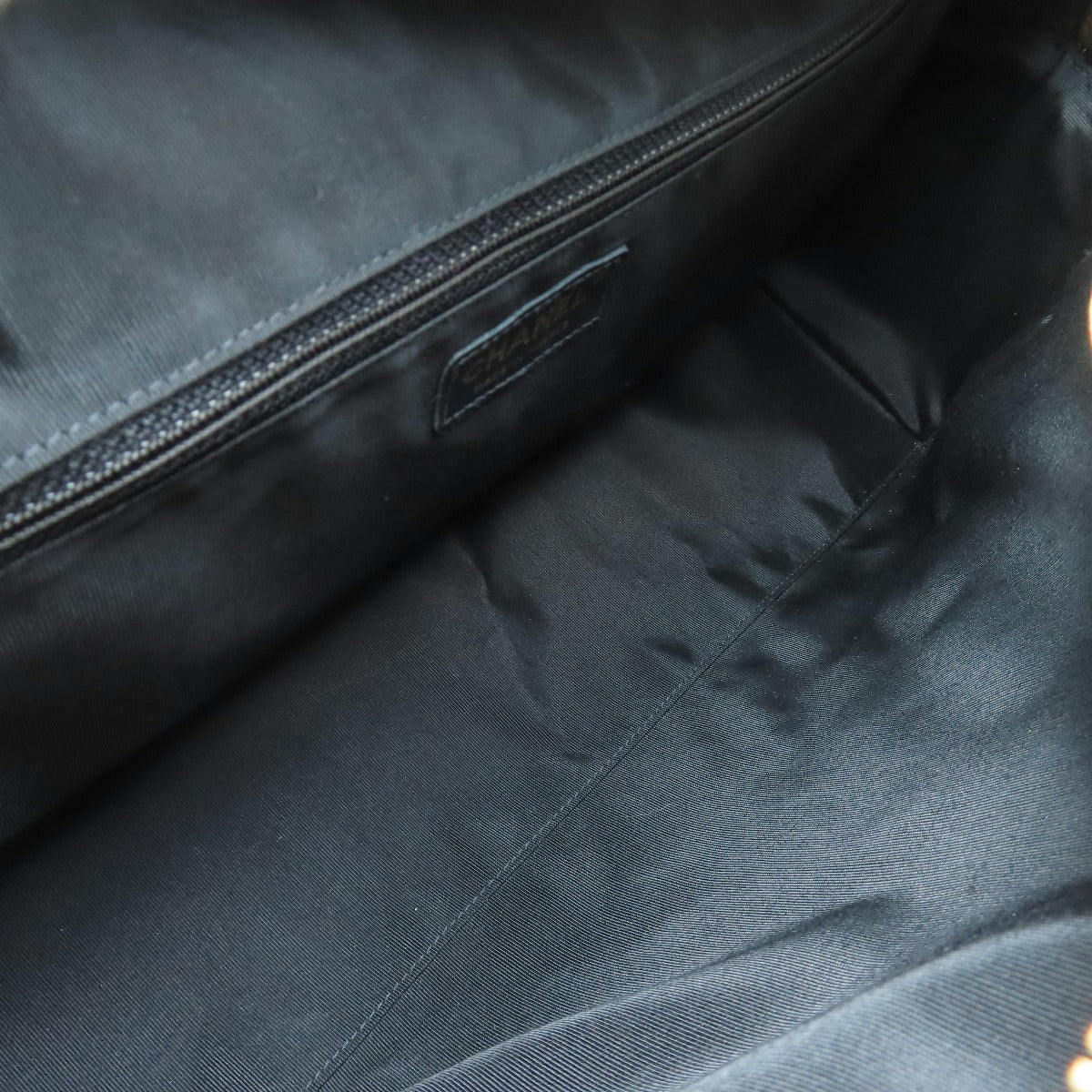 CHANEL Matelasse COCO Mark GoldHardware Boston bag Grained Calfskin Skin Ladies [Used]