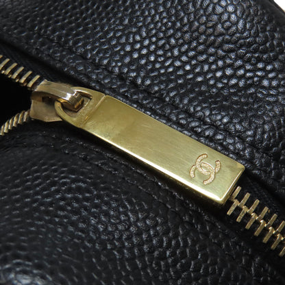 CHANEL Mini Boston Bag Matelasse Gold Hardware Boston bag Grained Calfskin Skin Ladies [Used]