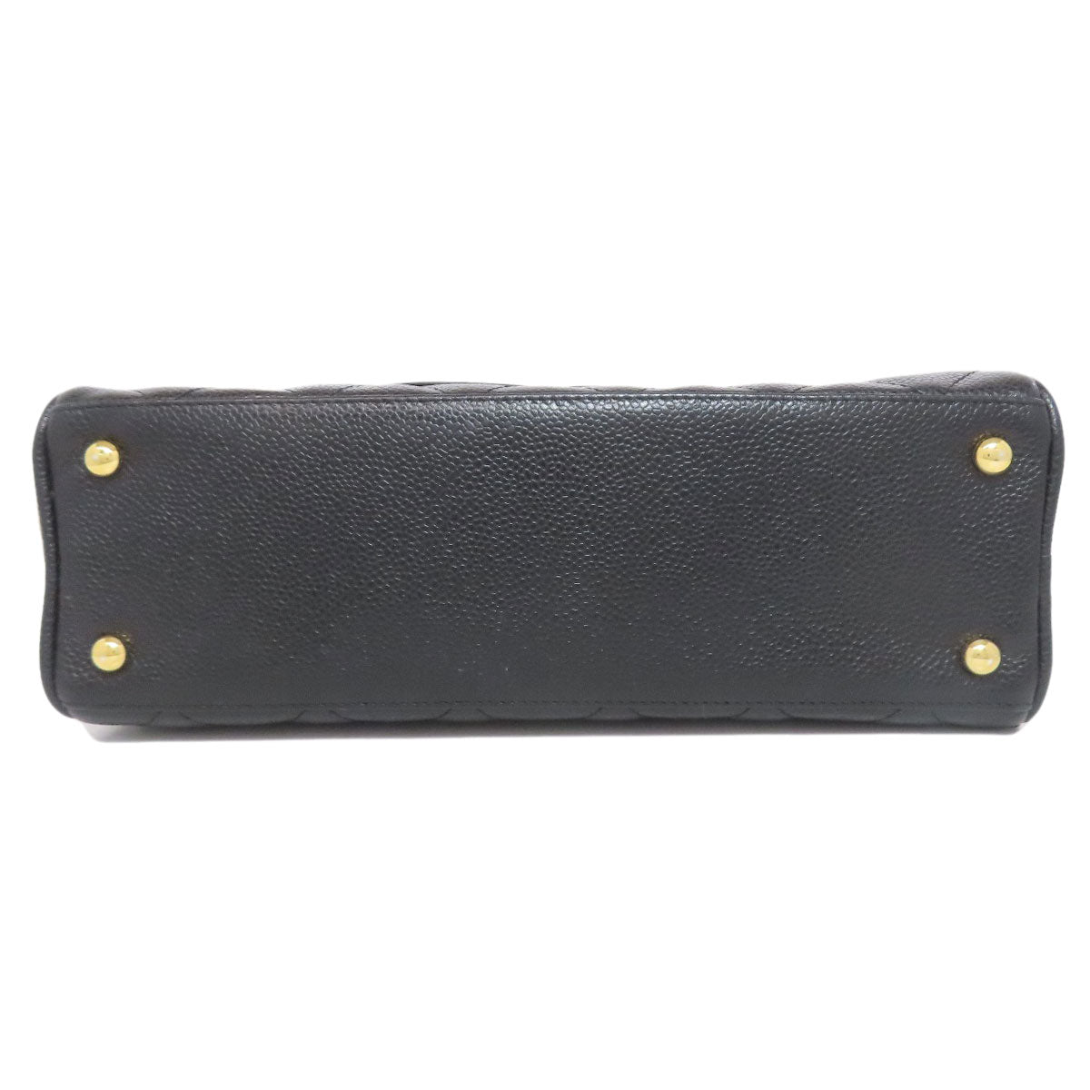 CHANEL Mini Boston Bag Matelasse Gold Hardware Boston bag Grained Calfskin Skin Ladies [Used]