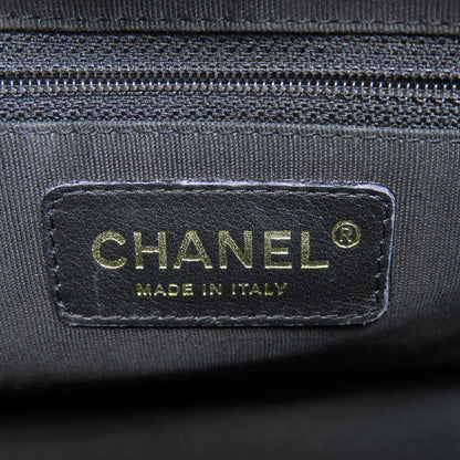 CHANEL Mini Boston Bag Matelasse Gold Hardware Boston bag Grained Calfskin Skin Ladies [Used]