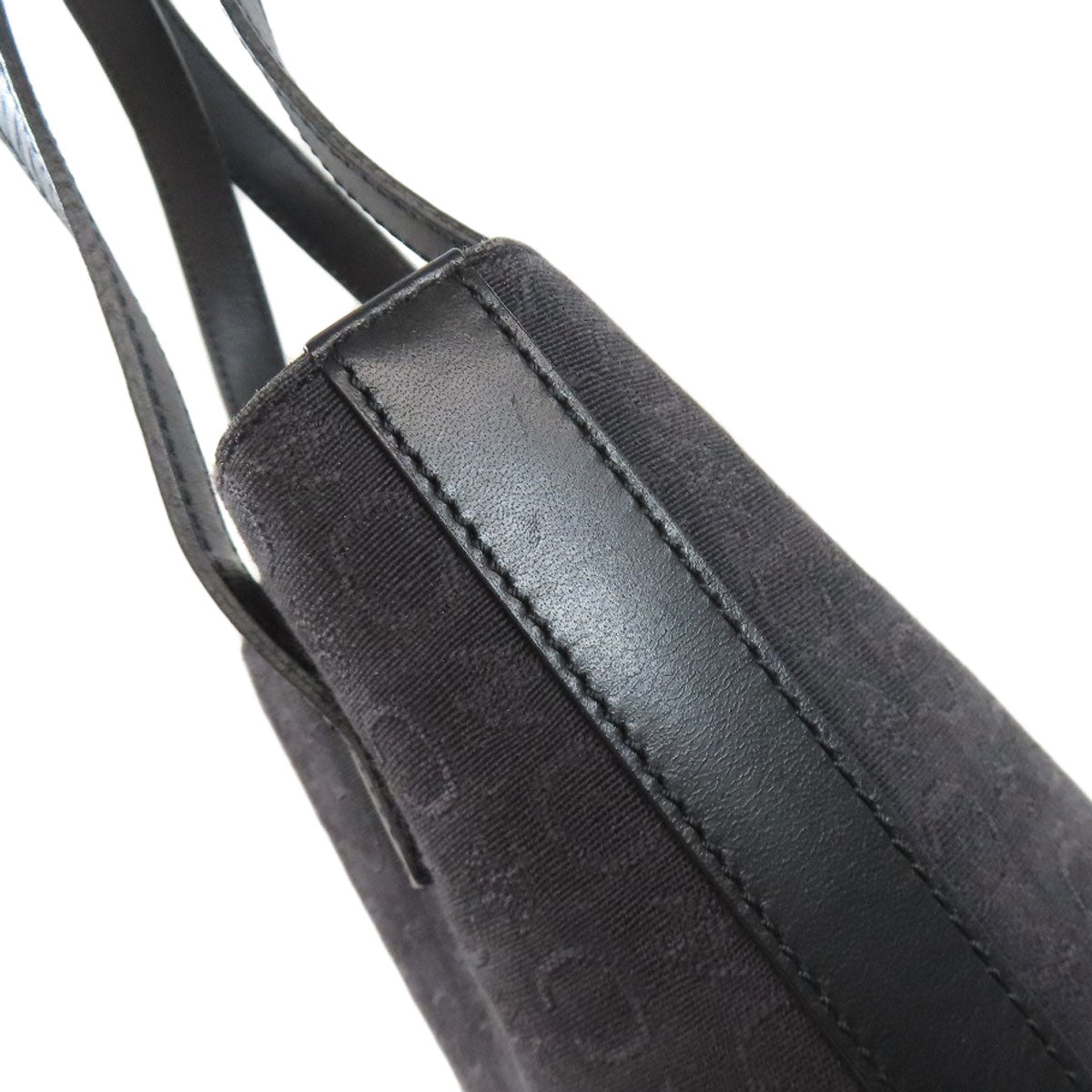CELINE C Macadam Handbag Canvas LeatherLadies [Used]