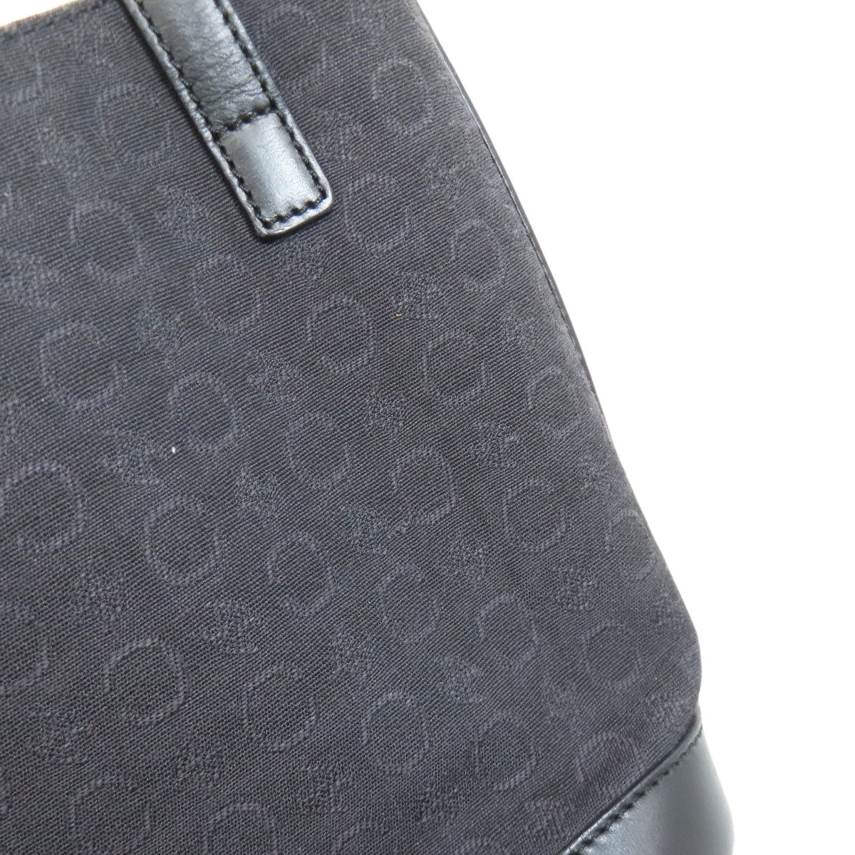 CELINE C Macadam Handbag Canvas LeatherLadies [Used]