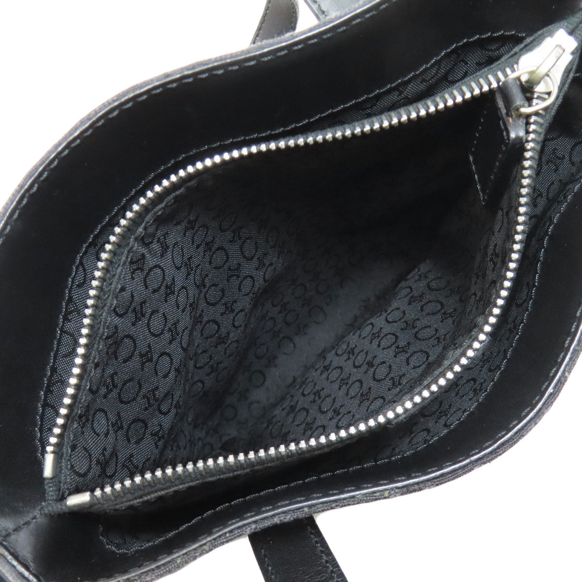 CELINE C Macadam Handbag Canvas LeatherLadies [Used]
