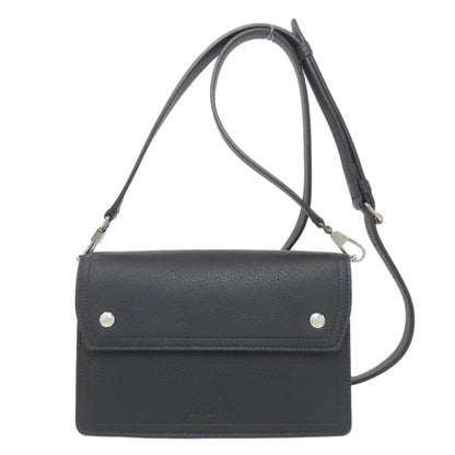 BURBERRY logo Shoulder Bag Leather Ladies [Used]