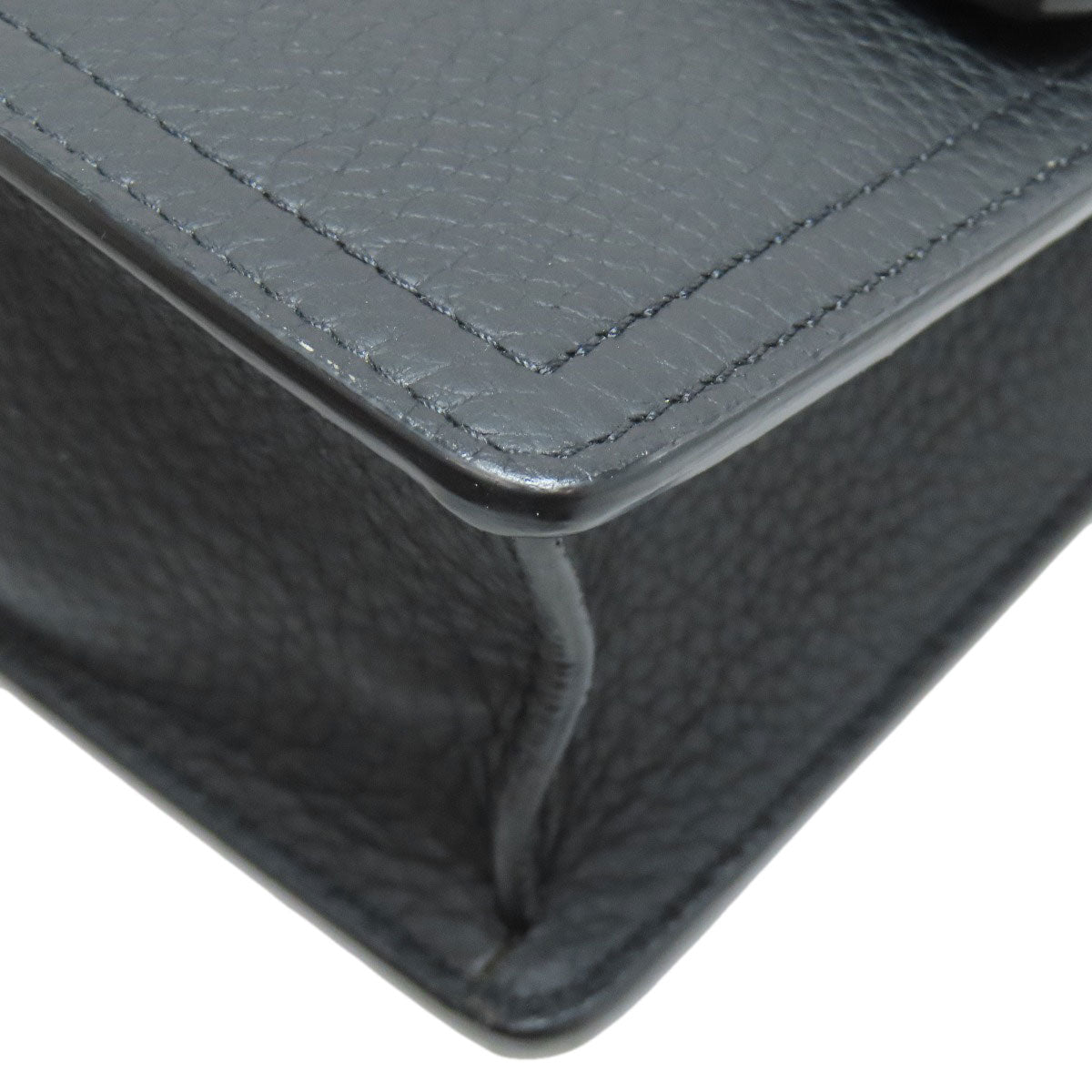 BURBERRY logo Shoulder Bag Leather Ladies [Used]