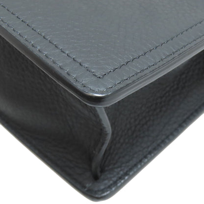 BURBERRY logo Shoulder Bag Leather Ladies [Used]