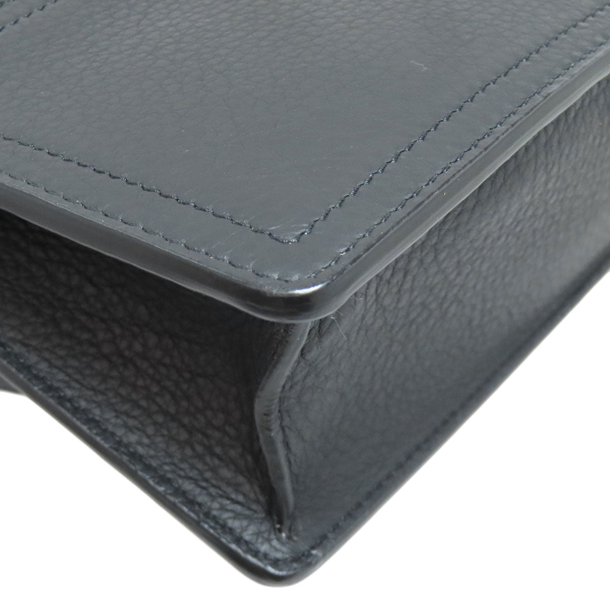 BURBERRY logo Shoulder Bag Leather Ladies [Used]