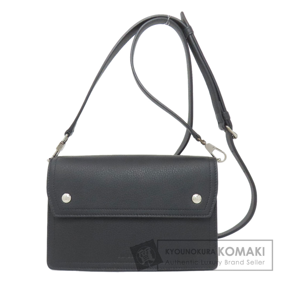 BURBERRY logo Shoulder Bag Leather Ladies [Used]