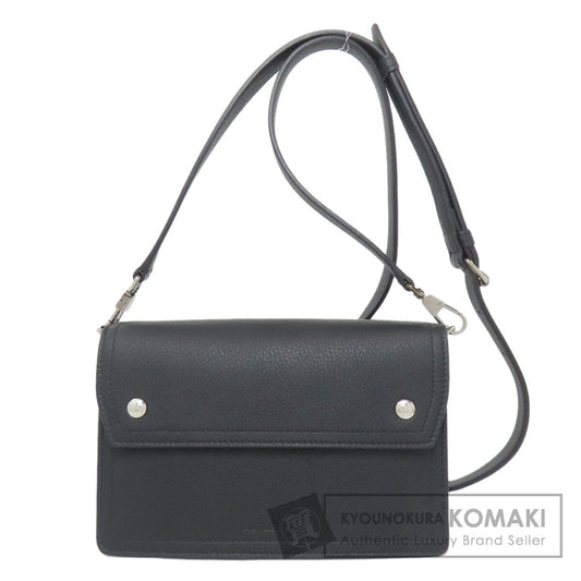 BURBERRY logo Shoulder Bag Leather Ladies [Used]