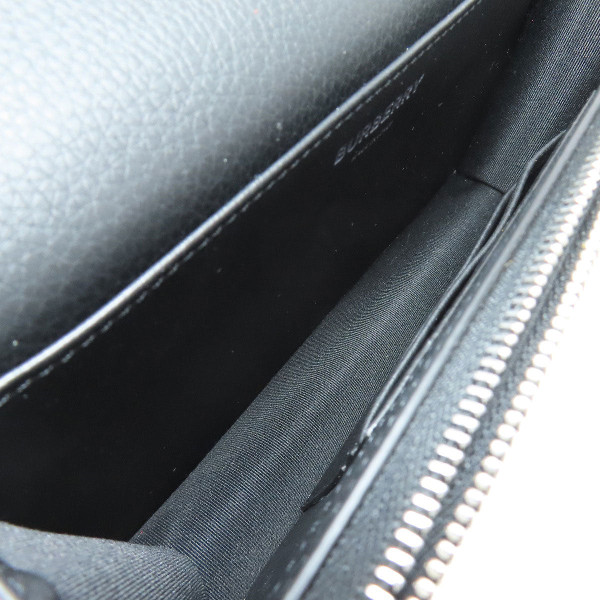 BURBERRY logo Shoulder Bag Leather Ladies [Used]