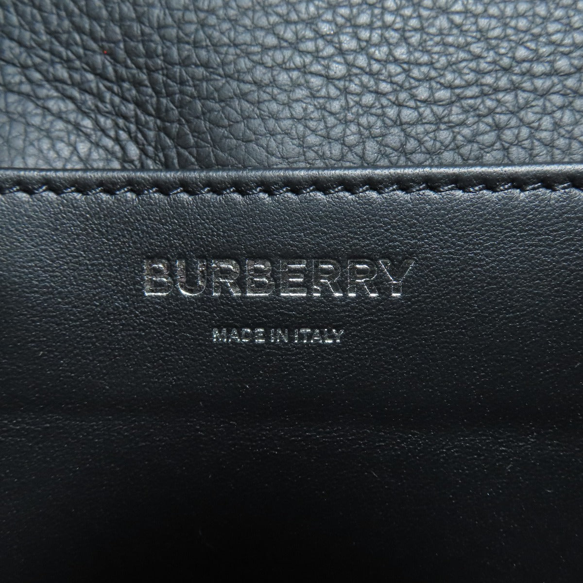 BURBERRY logo Shoulder Bag Leather Ladies [Used]
