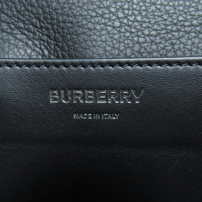 BURBERRY logo Shoulder Bag Leather Ladies [Used]