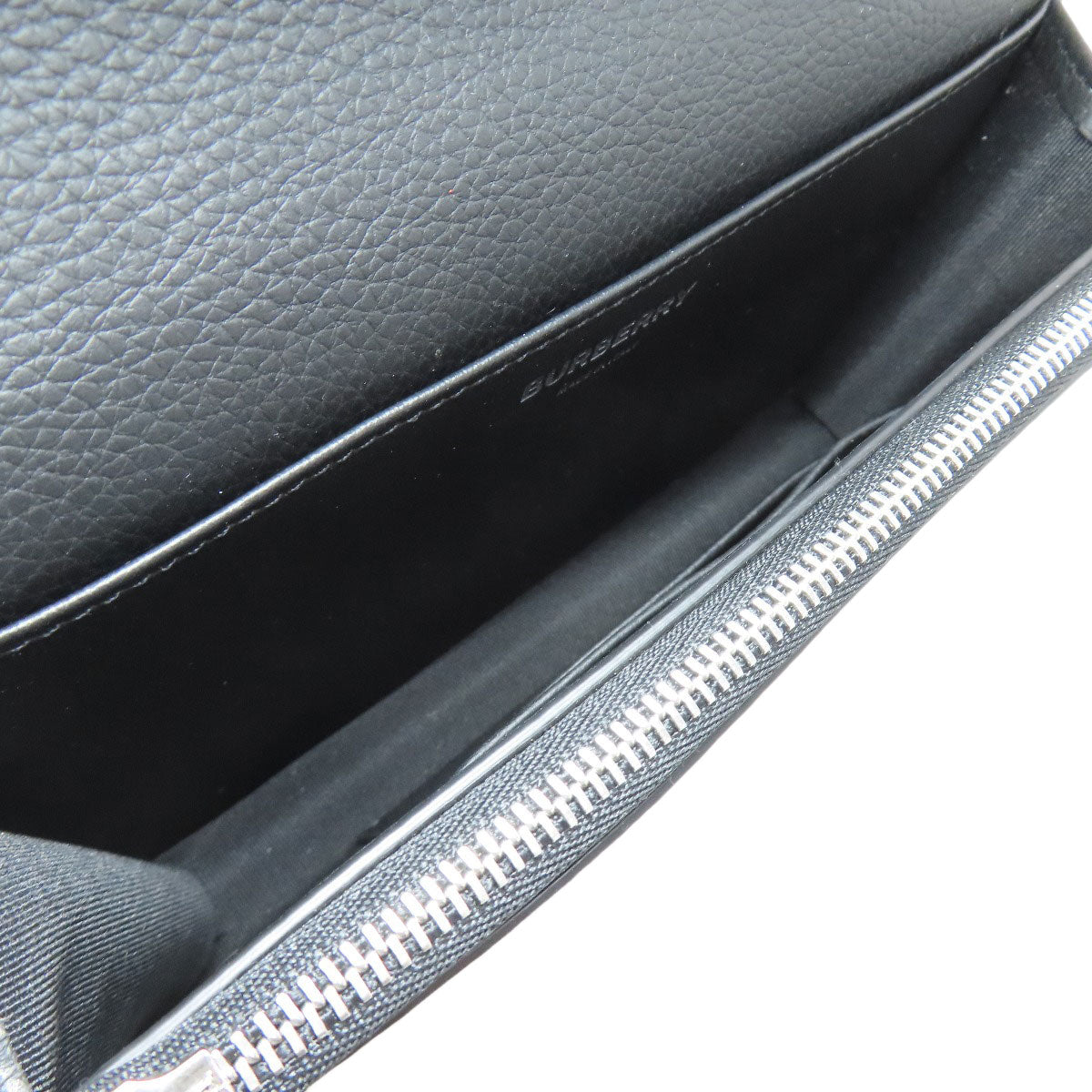 BURBERRY logo Shoulder Bag Leather Ladies [Used]