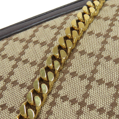 GUCCI 251820 Diamante ChainShoulder Shoulder Bag Canvas Ladies [Used]