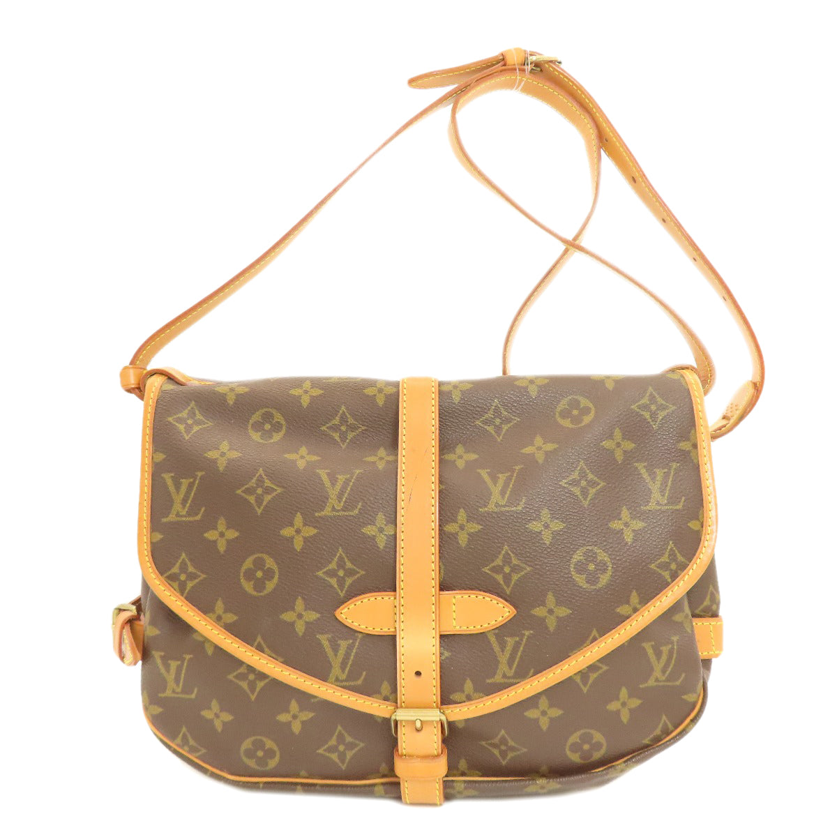 LOUIS VUITTON M42254 Saumur M Shoulder Bag Monogram canvas Ladies [Used]