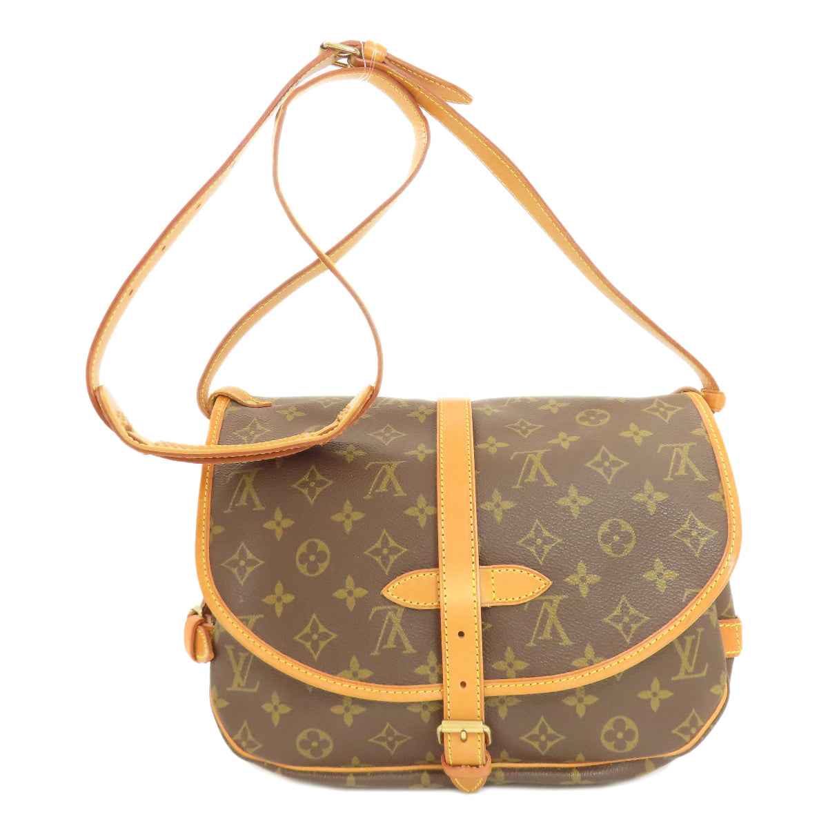 LOUIS VUITTON M42254 Saumur M Shoulder Bag Monogram canvas Ladies [Used]