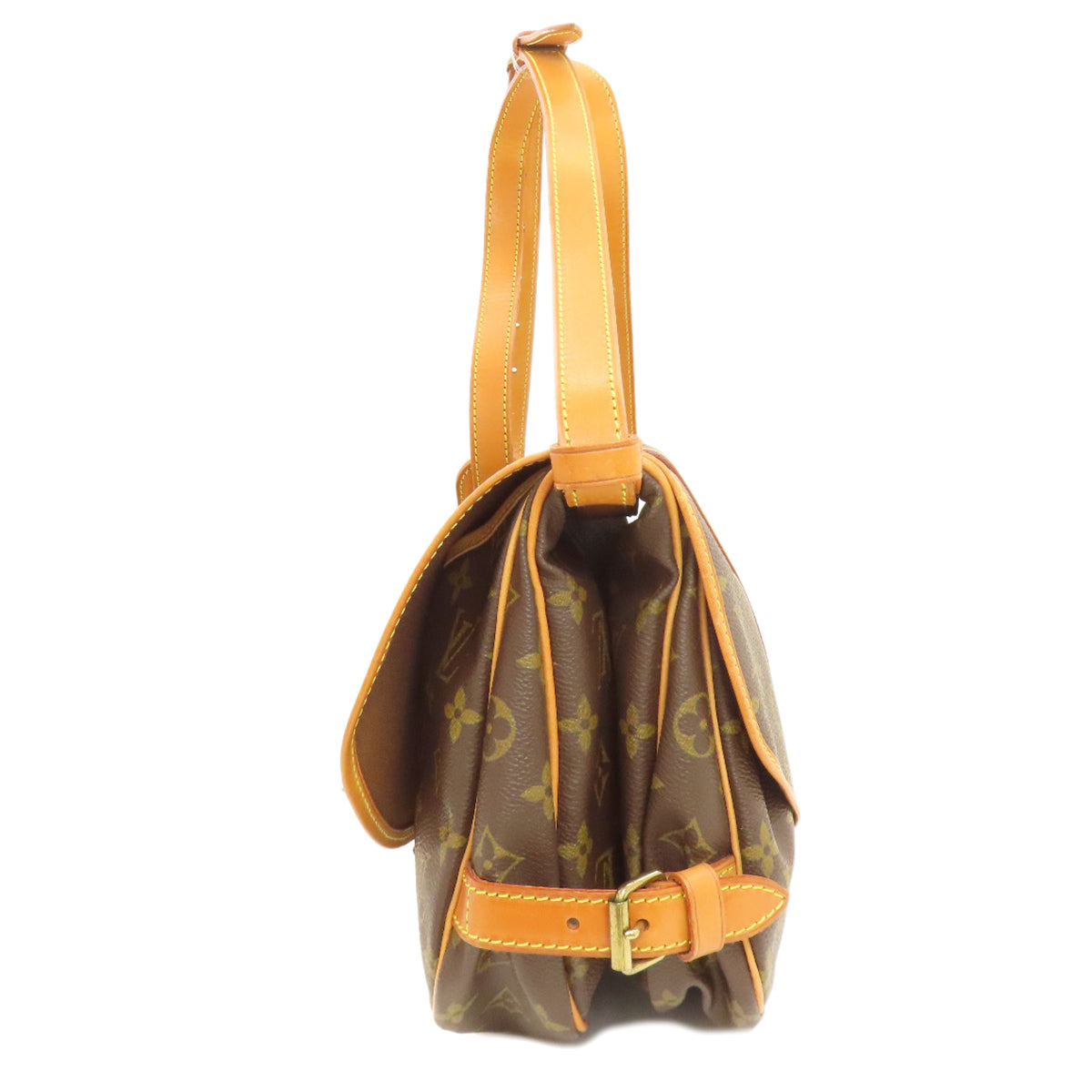 LOUIS VUITTON M42254 Saumur M Shoulder Bag Monogram canvas Ladies [Used]