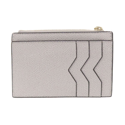 Valextra logo coin purse Leather Ladies [Used]